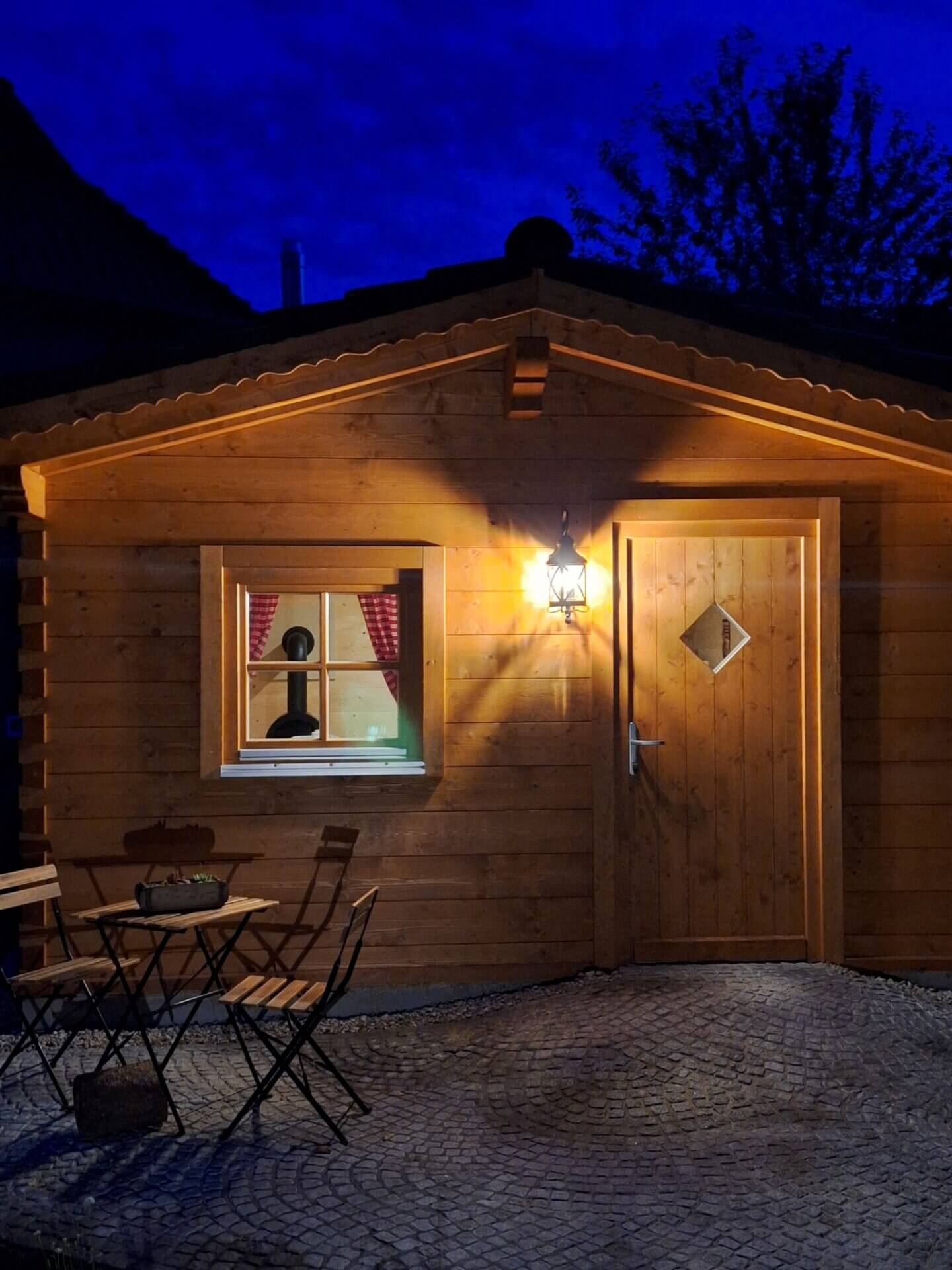 Gartenhaus Ingolstadt bei Nacht