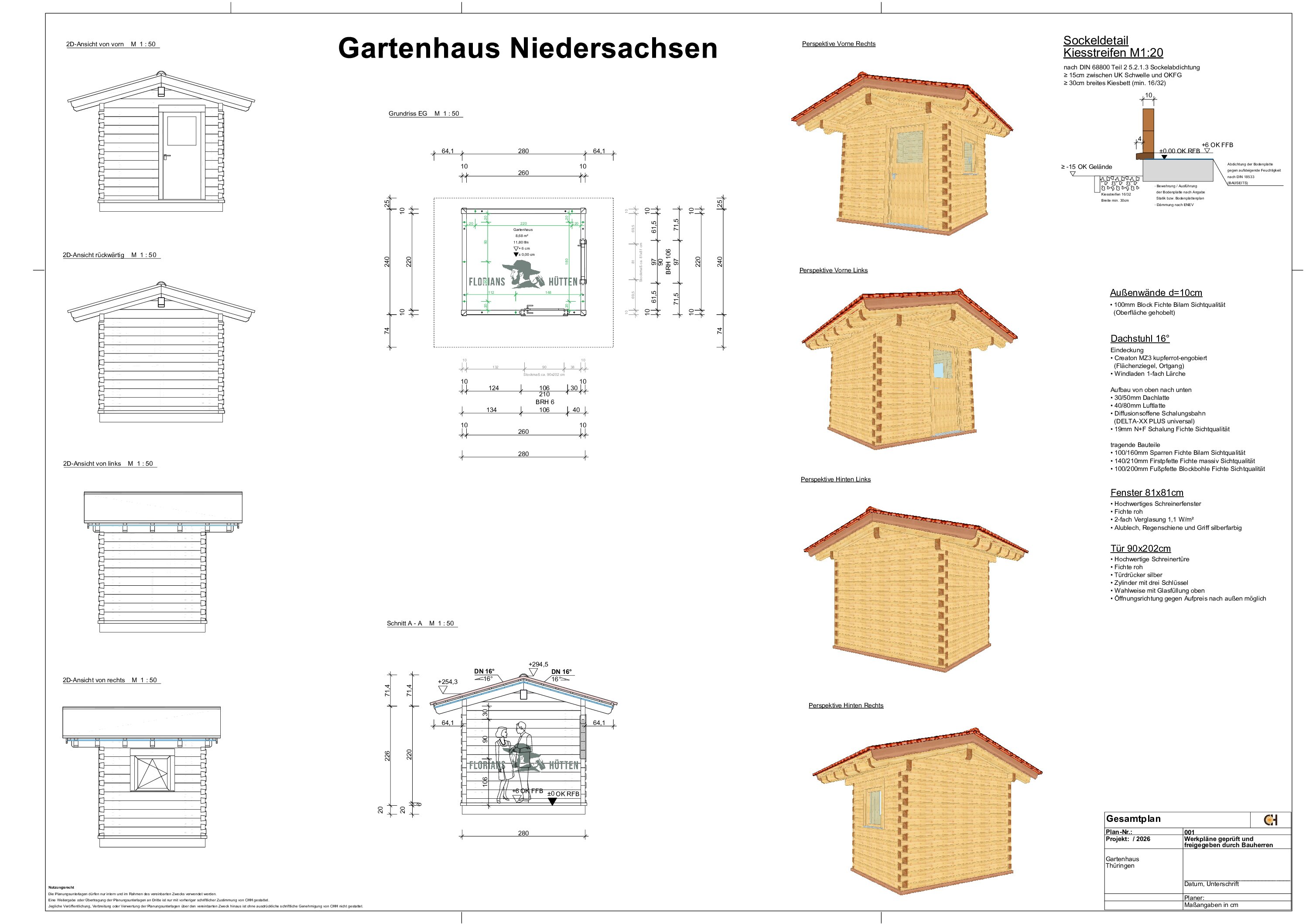 Gartenhaus Niedersachsen – Bild 5