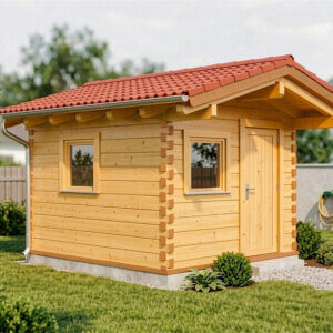 Gartenhaus Thüringen 3D-Ansicht